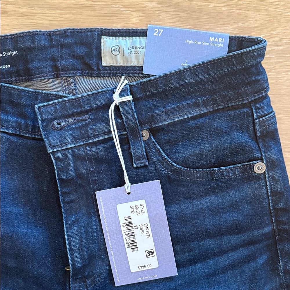 AG Adriano Goldschmied Dark Blue Denim - Picture 2 of 3